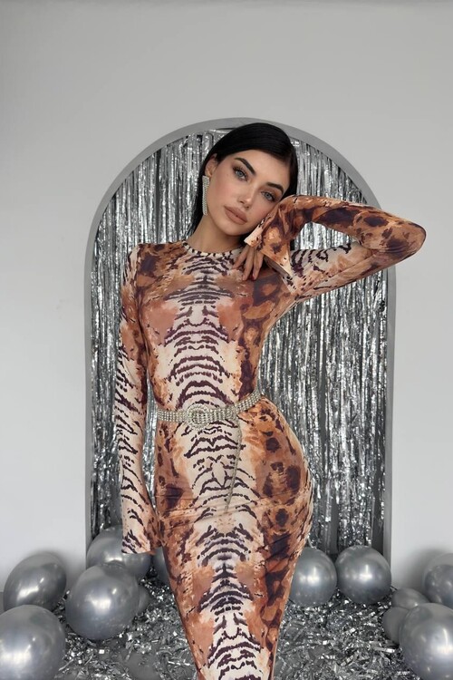 Vannes Patterned Dress