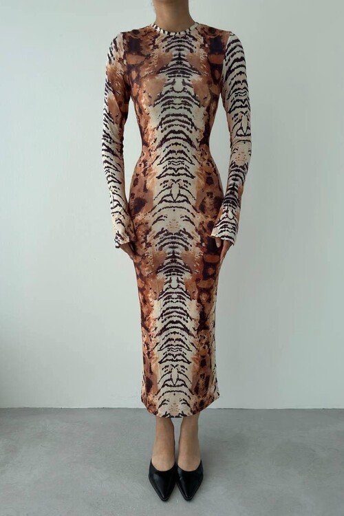 Vannes Patterned Dress