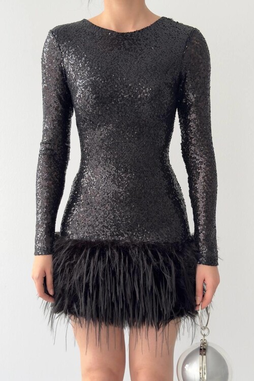 Wera Sequin Sequin Dress