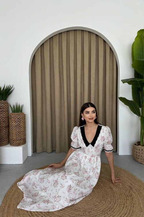 Alvarez Collar Detail Dress