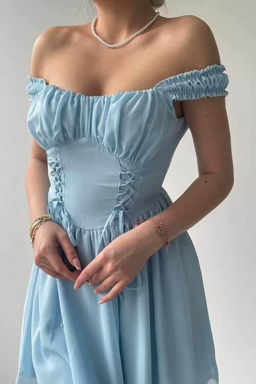 Aria Gathered Strap Dress