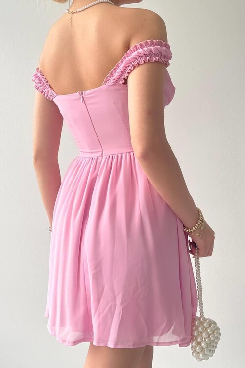 Aria Gathered Strap Dress