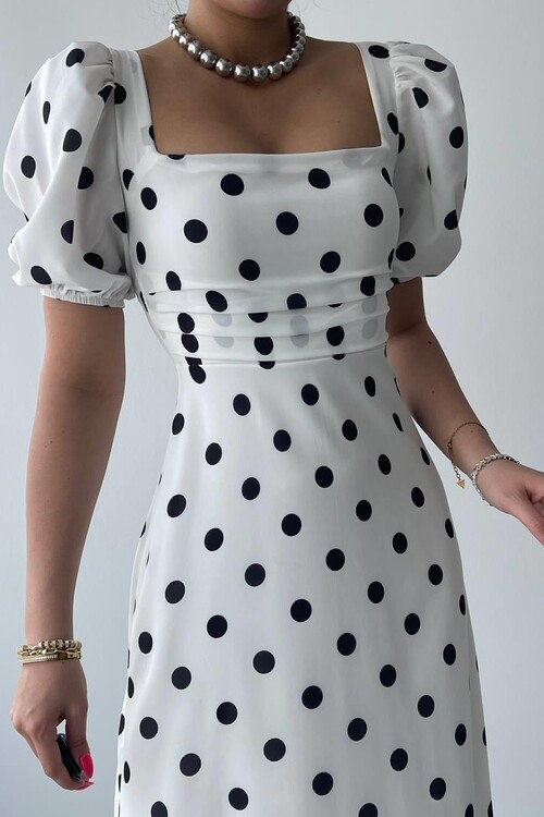 Arthur Balloon Sleeve Dress