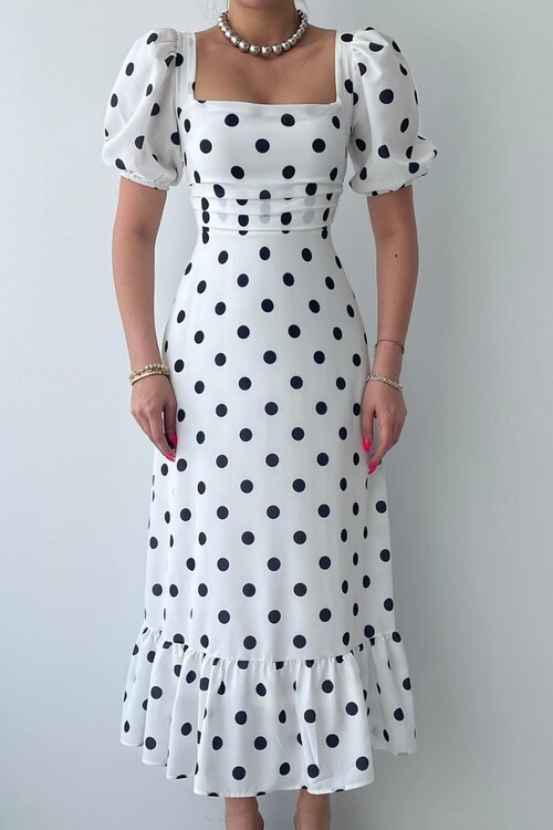 Arthur Balloon Sleeve Dress