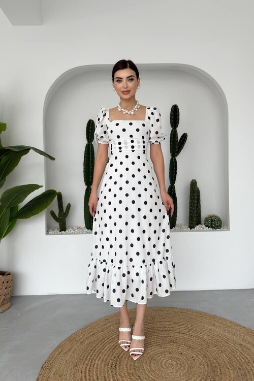 Arthur Balloon Sleeve Dress