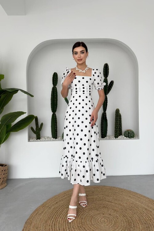 Arthur Balloon Sleeve Dress