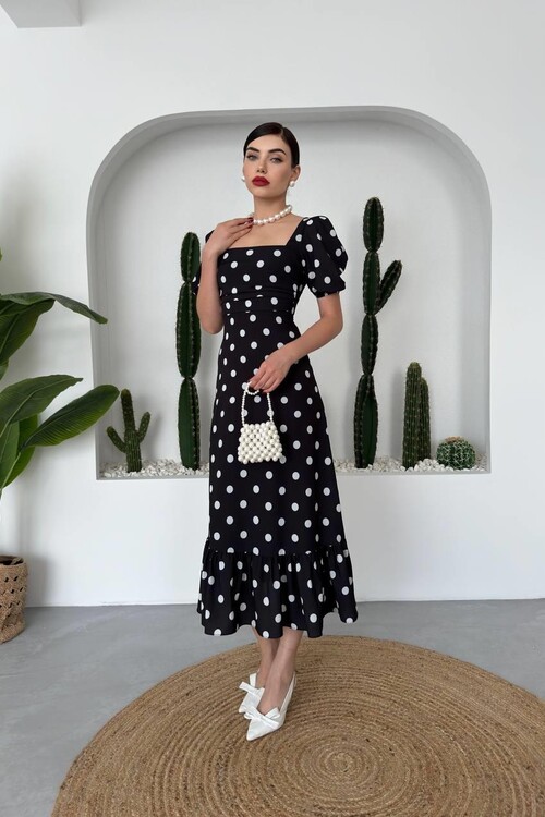 Arthur Balloon Sleeve Dress