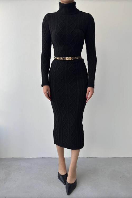 Avila Turtleneck Knitwear Dress