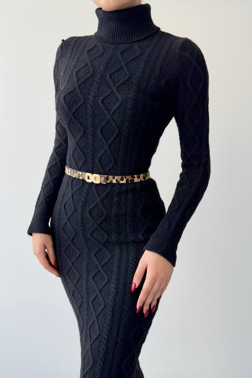 Avila Turtleneck Knitwear Dress