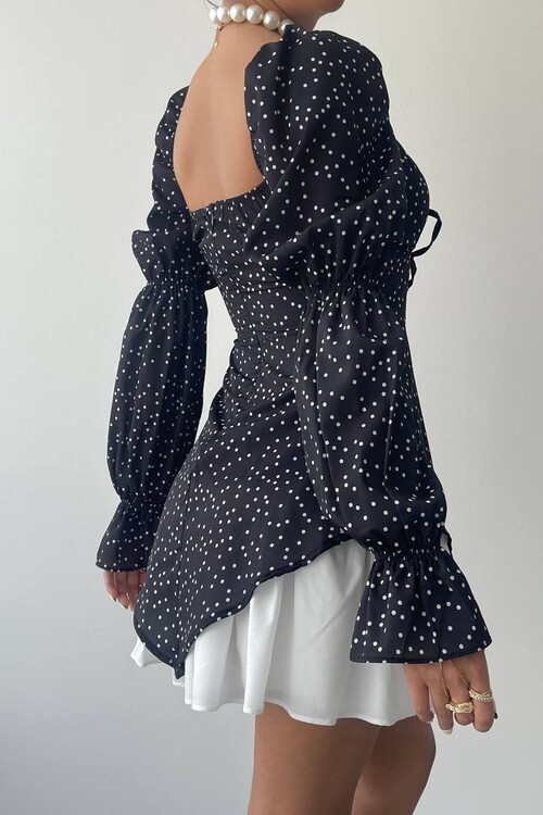 Bristol Sleeve Elastic Mini Dress