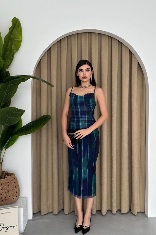 Bruce İp Askılı Elbise