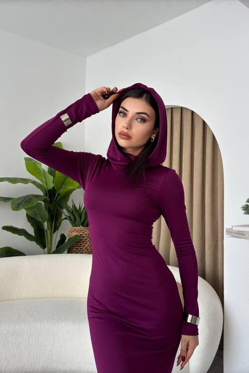 Capped Hooded Dress