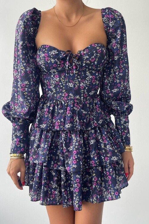 Carisa Floral Mini Dress