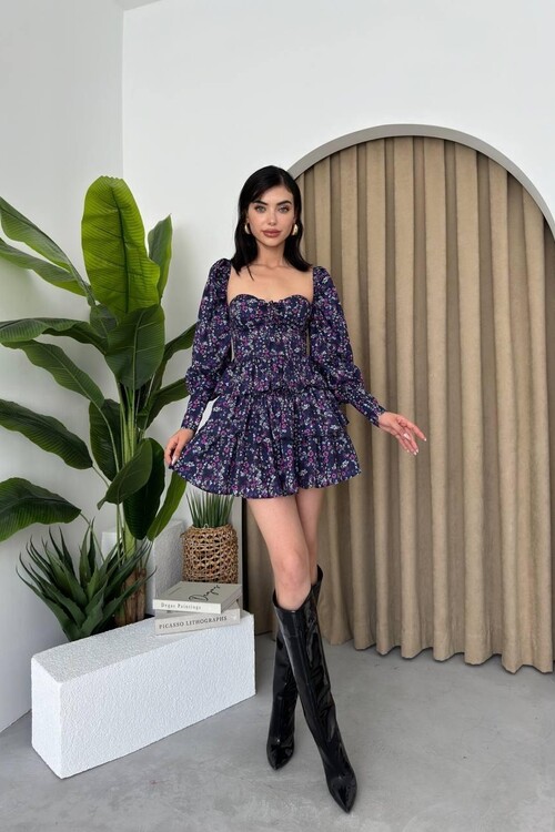 Carisa Floral Mini Dress