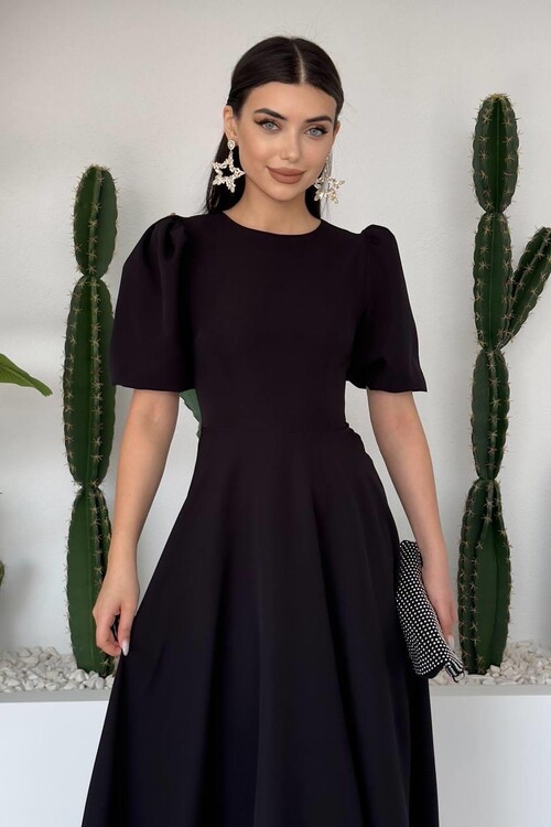 Catania Balloon Sleeve Dress