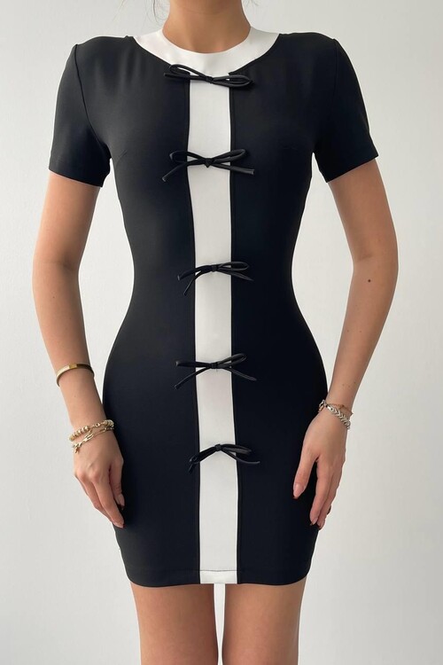 Cazzie Bow Detailed Dress