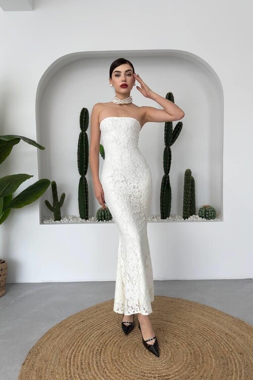 Combar Strapless Dress