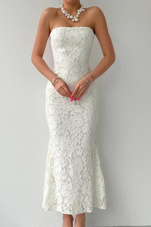 Combar Strapless Dress