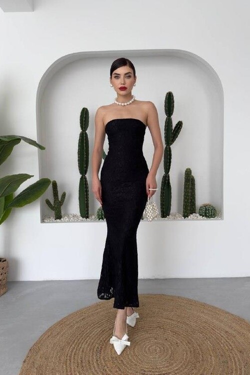 Combar Strapless Dress