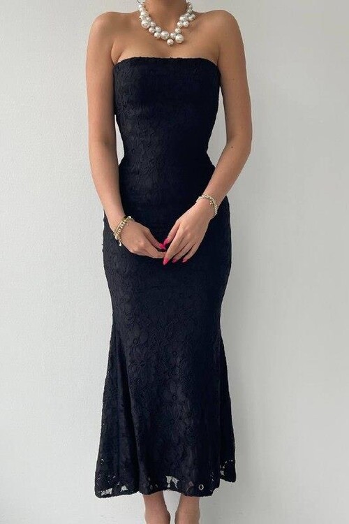 Combar Strapless Dress