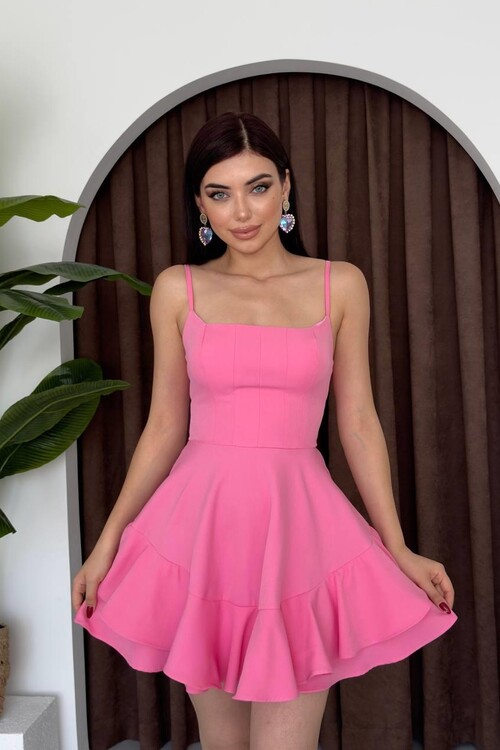 Common İp Askılı Elbise