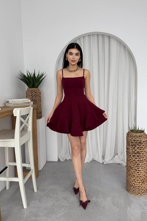 Common İp Askılı Elbise