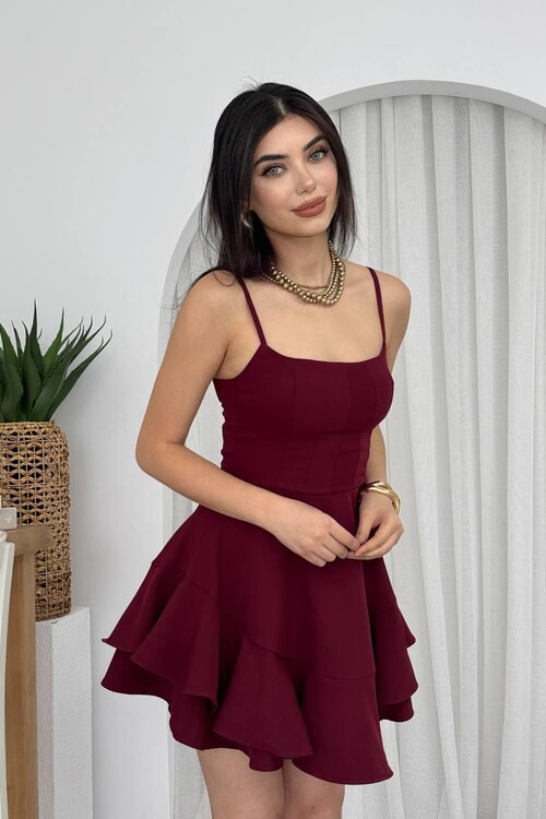 Common İp Askılı Elbise