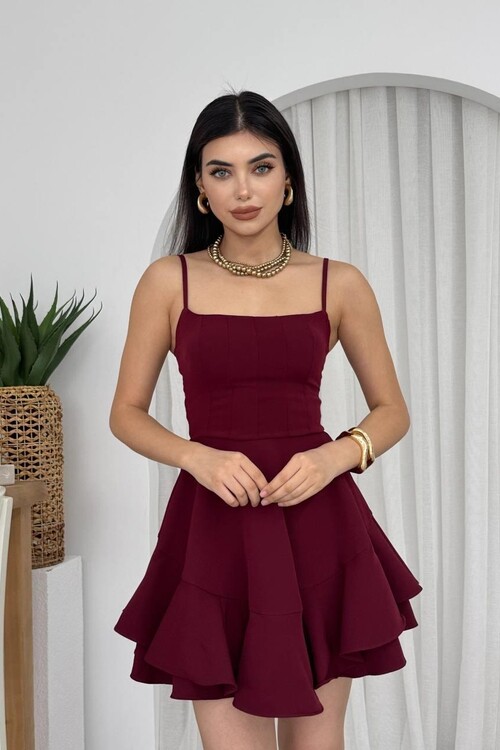 Common İp Askılı Elbise