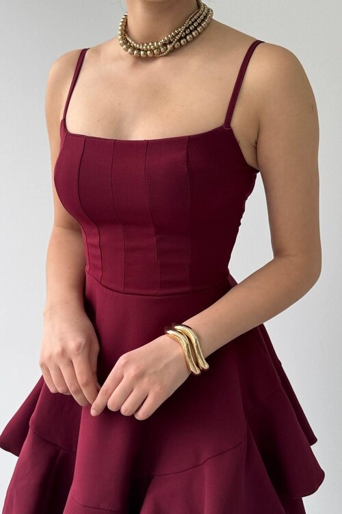 Common İp Askılı Elbise