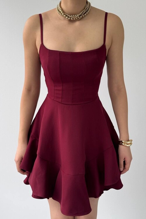 Common İp Askılı Elbise