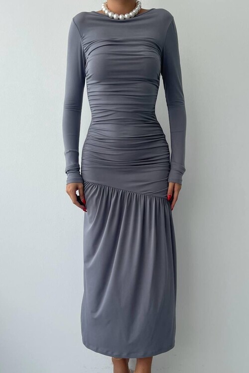 Costa Pile Detail Dress