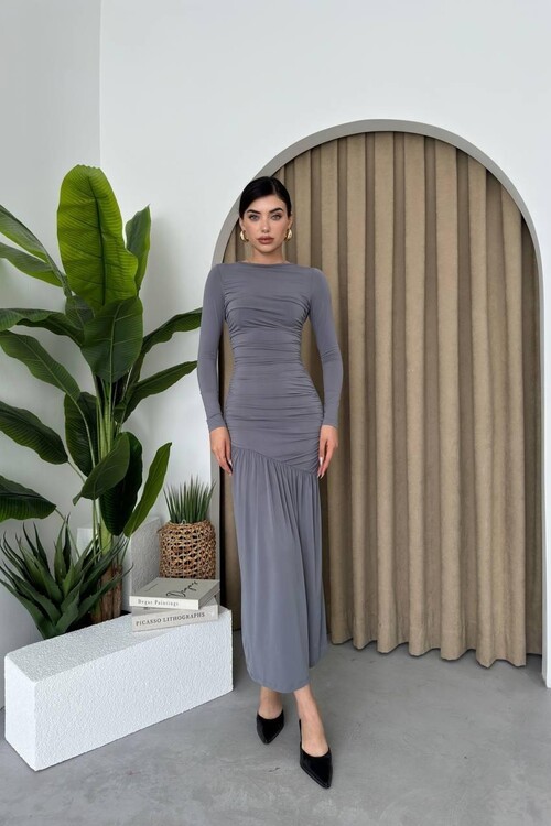 Costa Pile Detail Dress