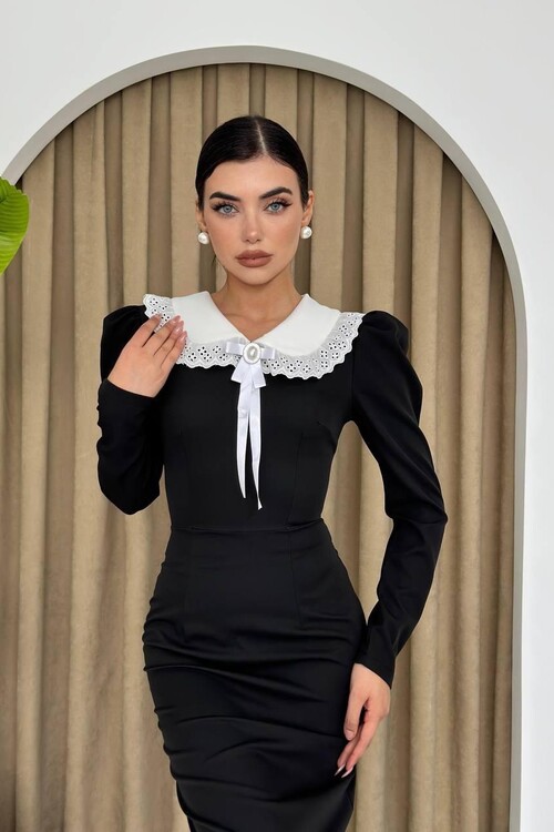 Coventry Yakalı Elbise