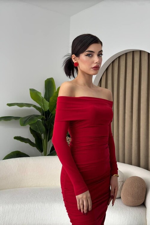 Dakota Drapeli Elbise