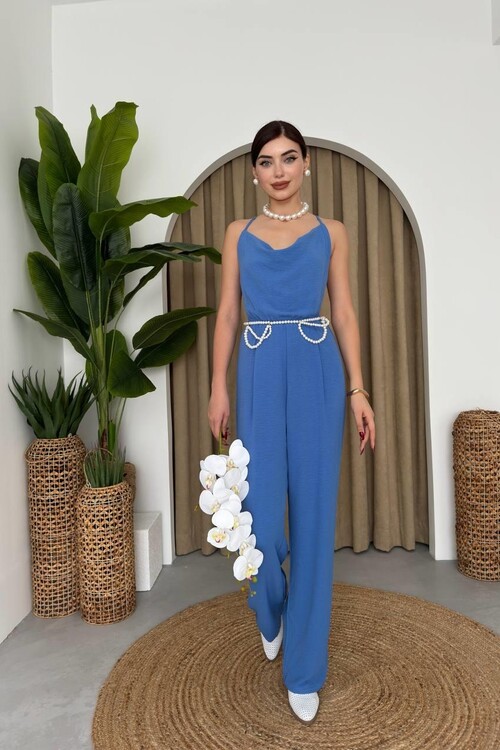 Darcy Sırt Dekolteli Tulum