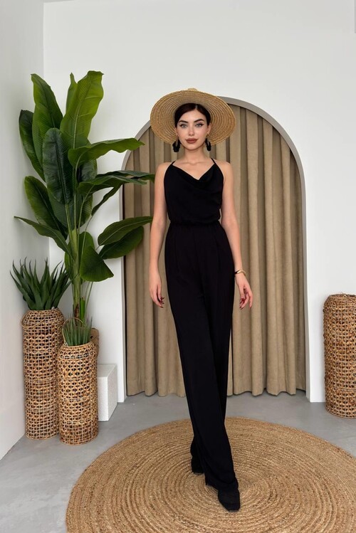 Darcy Sırt Dekolteli Tulum