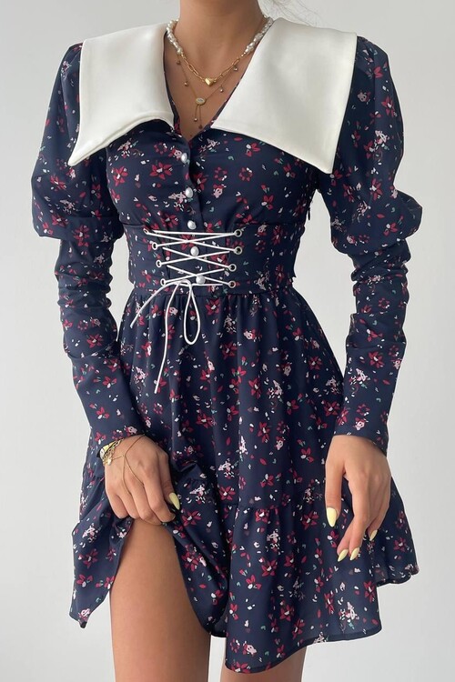 Dreamy Rope Detailed Mini Dress