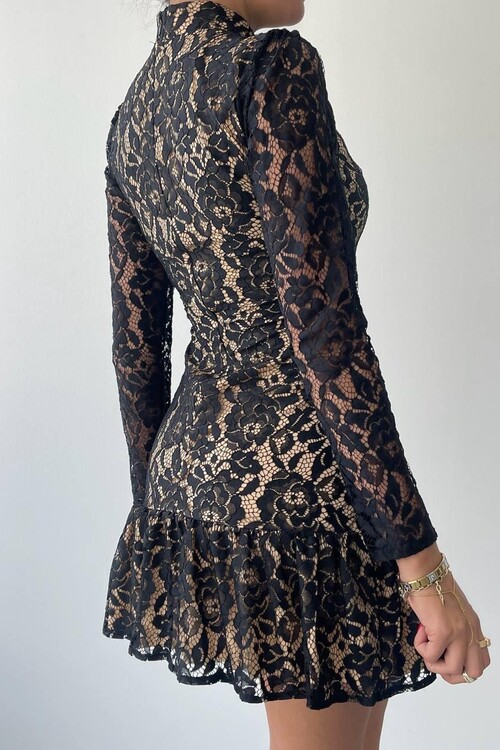 Famous Lace Mini Dress