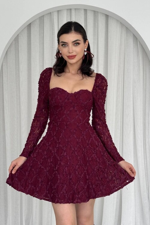 Fers Flower Detail Dress