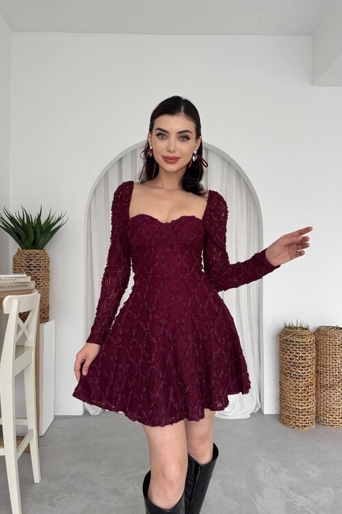 Fers Flower Detail Dress