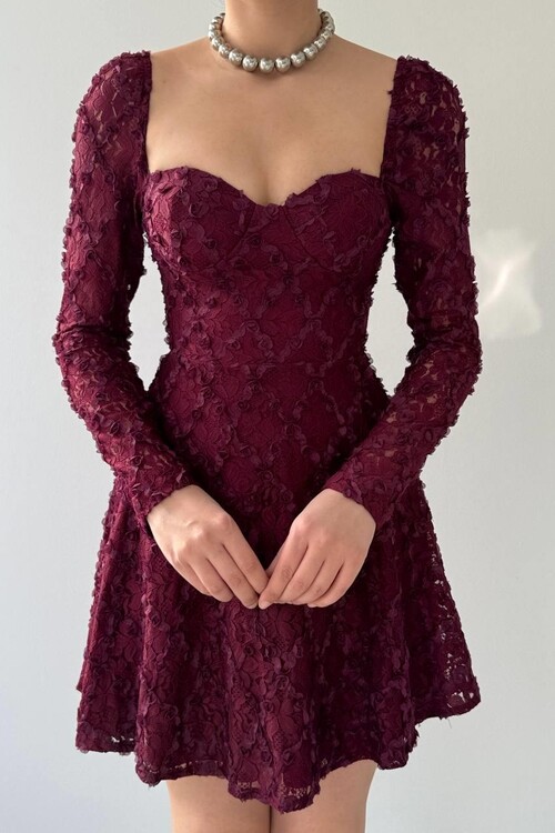 Fers Flower Detail Dress