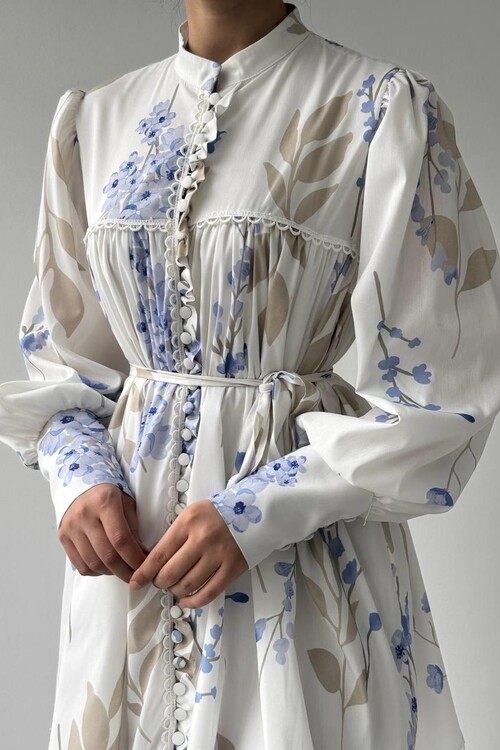 Fiona Kuşaklı Elbise