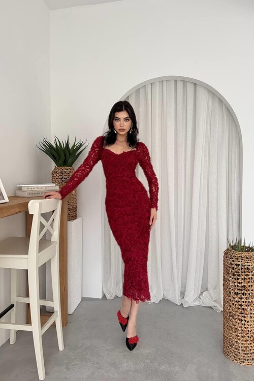 Folers Floral Patterned Dress