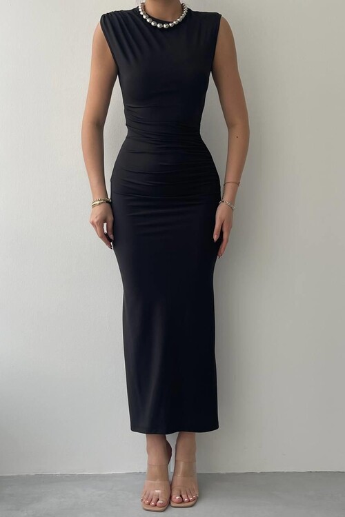 Galanoy Gathered Dress