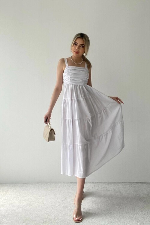 Harpster Gathered Chest Dress