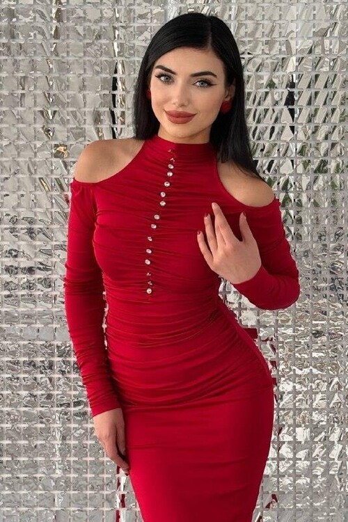 Irvine Off-the-Shoulder Dress