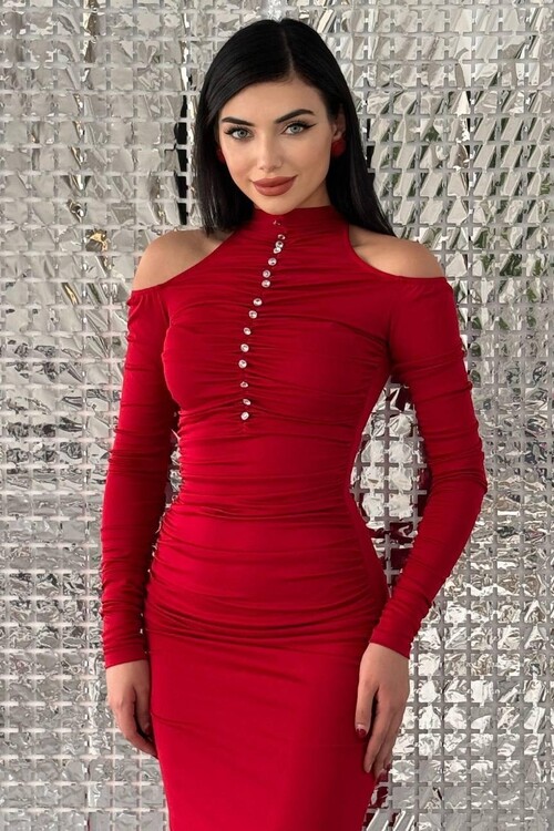 Irvine Off-the-Shoulder Dress