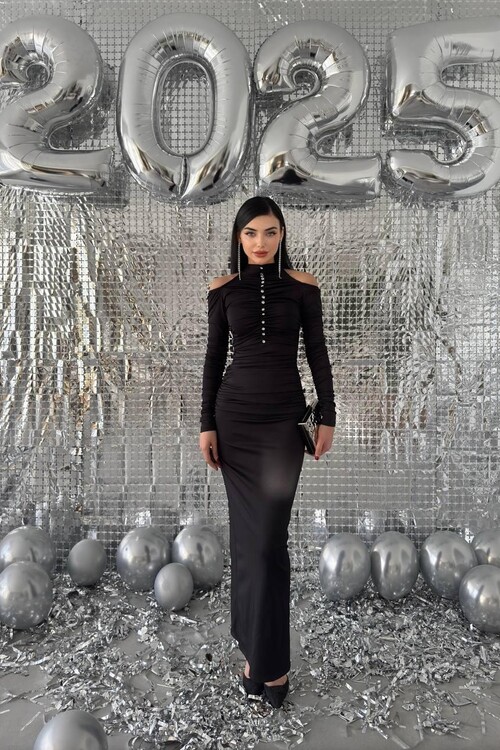 Irvine Off-the-Shoulder Dress