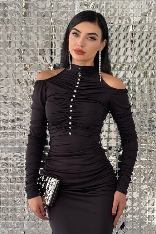 Irvine Off-the-Shoulder Dress