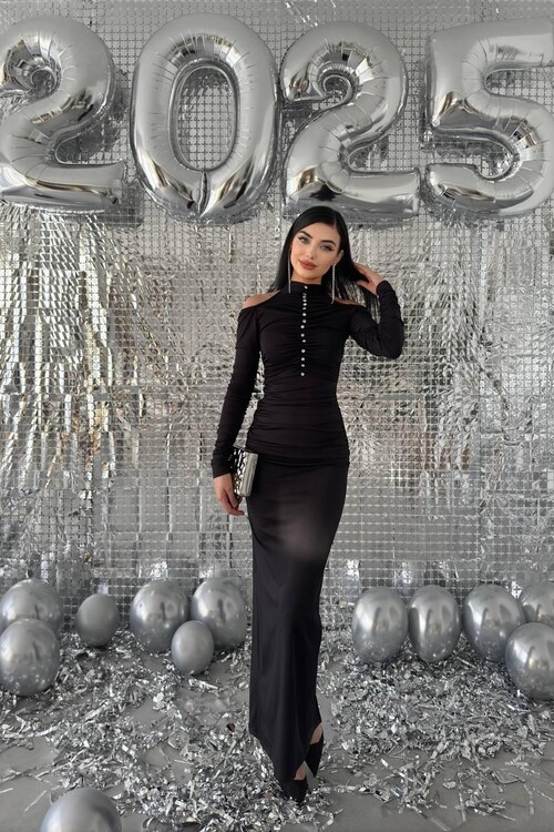 Irvine Off-the-Shoulder Dress